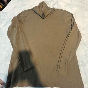 Olive green turtle neck